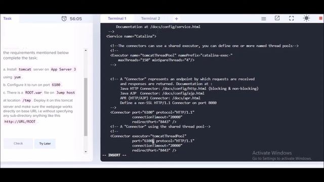 install and configure tomcat server | kodekloud tasks | linux | unix