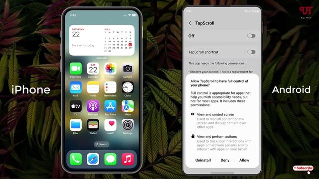 How to get iPhone like "Status Bar Tap Scroll" in any Android Smartphones ?
