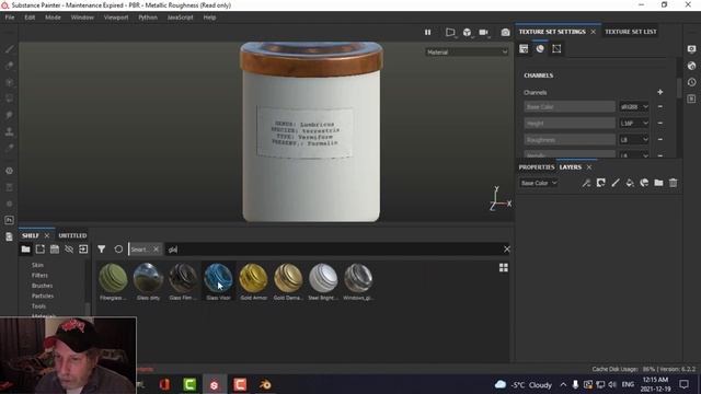 OPACITY (GLASS) SUBSTANCE PAINTER TO BLENDER