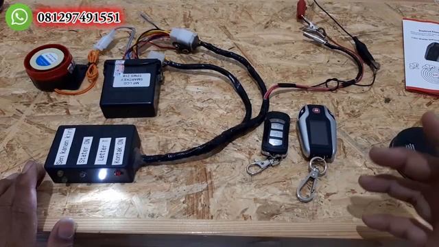 Tes Dan Review alarm smartkey LCD TPMS part 1 | alarm motor tangerang | alarm motor cirebon