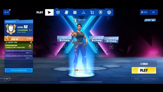 🔴LIVE | Fortnite Mobile Pro Player for Aggro | 500+ Wins | Solos
