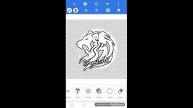 How to create 3D royal lion LOGO || PICSART LOGO || by Ankit K Tricks