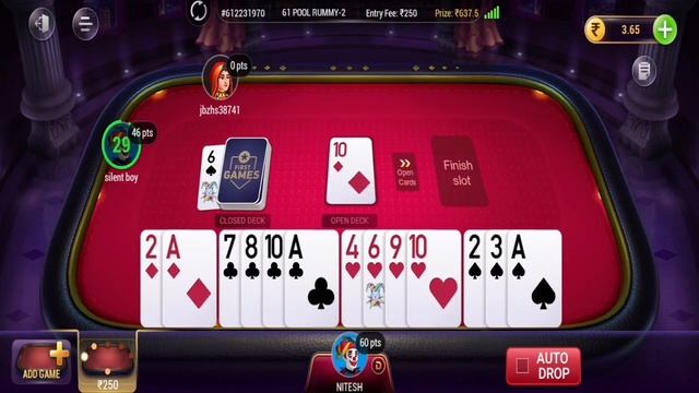 Real Money - First Games, Minus Rs. 250