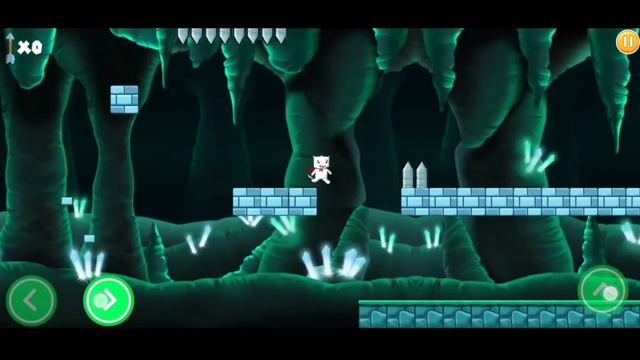 Syobon Action 2HD Level 5 Walkthrough speedrun | Cat Mario 2