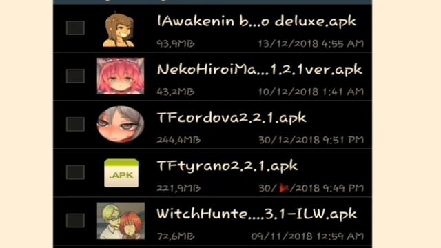 [H Game] Descargar 4 Juegos H para Android