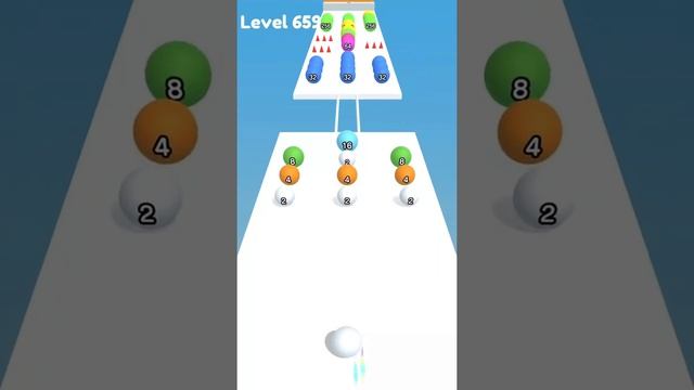 Ball Run 2048 Real Merge ! All Levels Gameplay (650-667) android,ios