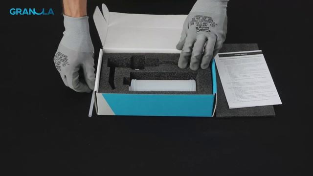 Распаковка кухонного дозатора для жидкого мыла Granula 05 D шварц