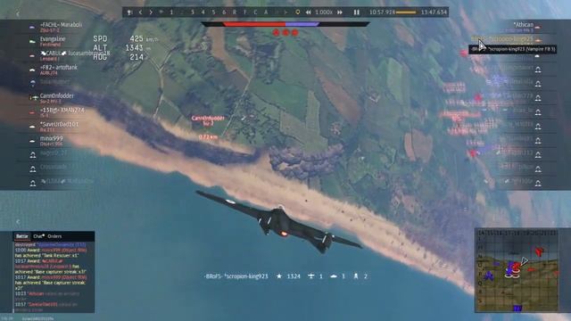 War thunder - ZSU 57 kill at 2,55 km