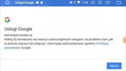 Jak skonfigurować radio z Androidem po zakupie.