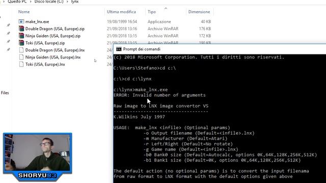 [TUTORIAL] Conversione ROMS Atari Lynx