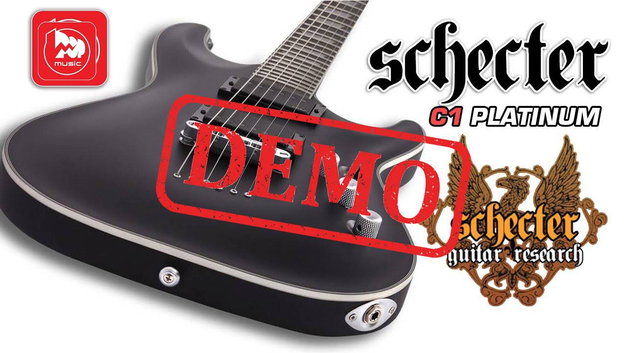 ЭЛЕКТРОГИТАРА SCHECTER C-1 PLATINUM - демонстрация звучания