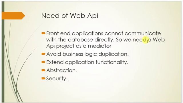 #3 :  What is the need of Web API ?