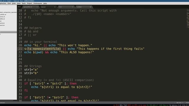 Bash Scripting 6 -- 'If' And Testing Explained