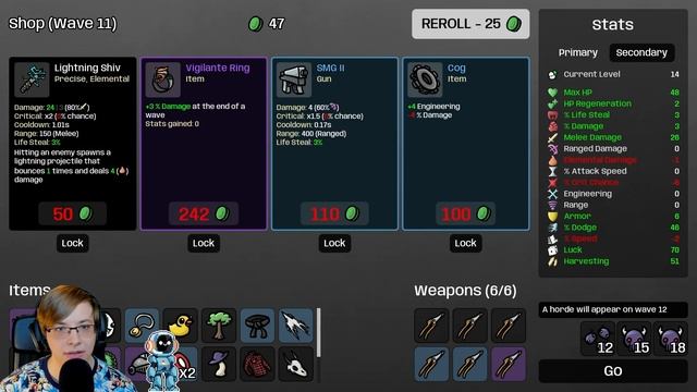 NEW Characters, NEW Endless Mode, NEW Weapons, & NEW Items! | Brotato