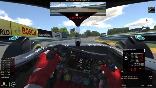 iRacing - Testing the new Mercedes F1 W12