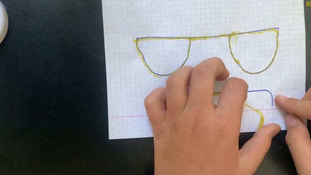 Рисунок 3D ручкой /  как пользоваться 3D ручкой - рисунок в 3D 😮 (рисую очки 3D ручкой)