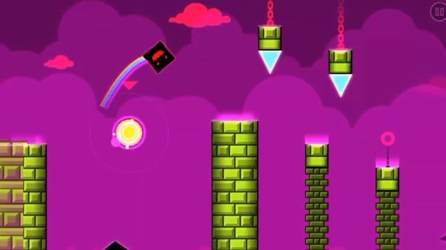 Geometry Dash Breeze Over The Clouds 100% 3 Coins