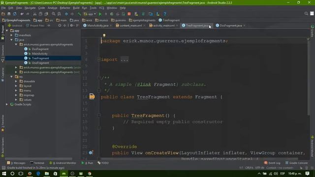 Android NavigationDrawer usando fragments