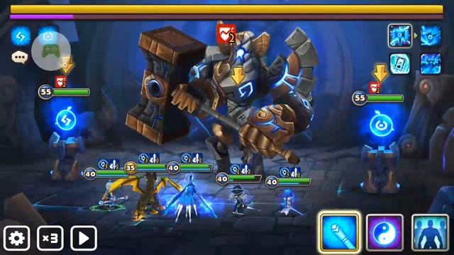 Summoners War пачка на босса Леос / mini boss Leos