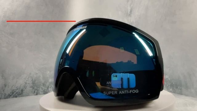 Горнолыжная маска Brenda sg191 black-ice blue