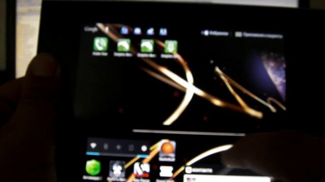 Sony Tablet P, game and benchmark (android 4.0)