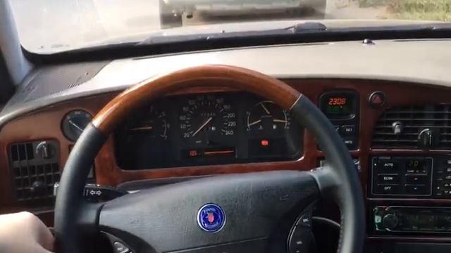 На съёмках saab 9000