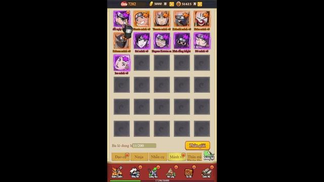 Game Free All - Naruto H5 - send gifts to mailbox
