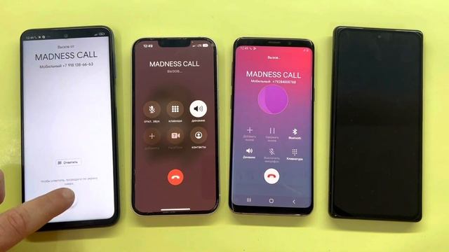 iPhone 13 Pink Vs Samsung S9 Purple Incoming Call / Outgoing Call Xiaomi Note 11S Google Pixel 6