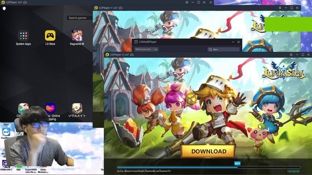 Ldplayer สอนCloning เปิดเกมหลายจอ หลายตัว โหลดเกมครั้งเดียวเท่านั้นบอทกระจาย