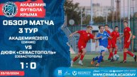 Обзор матча | АФК (2011)–синие - ДЮФК "Севастополь" (Севастополь) | ДЮФЛК (2011 г.р.) 24/25 | 3 тур