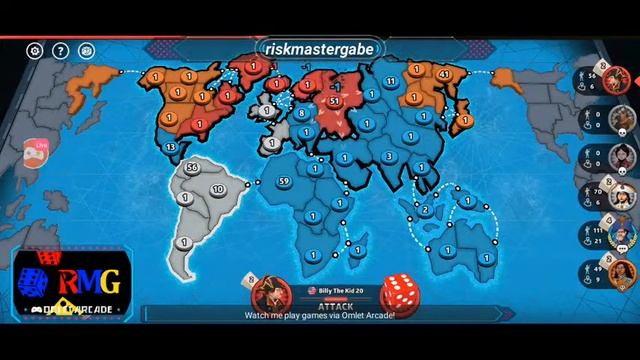 RISK: Global Domination | 6 Player Progressive Cards (With Friends)
