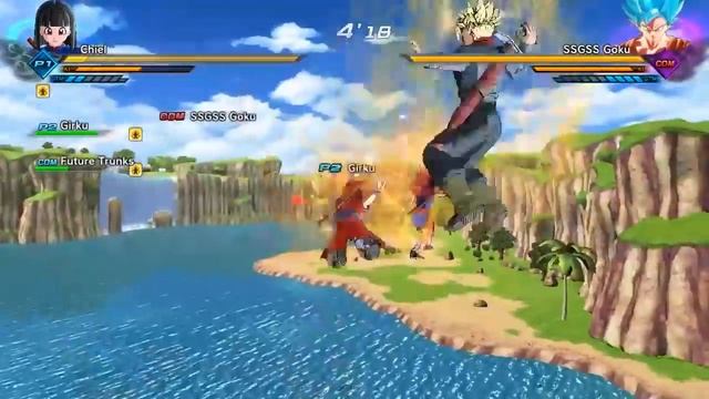 ChiChi & Goku Play DragonBall XV2 PQs - Marital Bondage