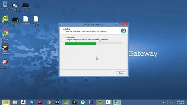 how to get back the start button in windows 8