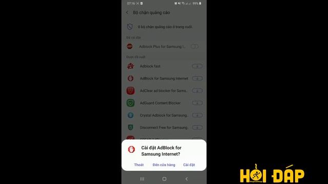 Cách chặn quảng cáo trên điện thoại Samsung (Trình duyệt Samsung Internet) - Thegioididong.com