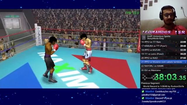 (Obsoleto) Hajime No Ippo Portable: Victorious Spirits [PSP] em 1:17:29