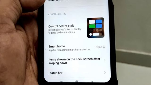 Control Centre Menu Hide on Lock Screen in Android Phone | Lock Screen Control Centre