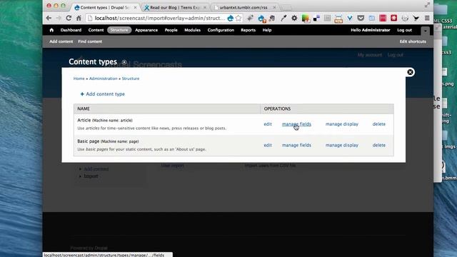 Importing Tumblr Blog Posts into Drupal using the Feeds module