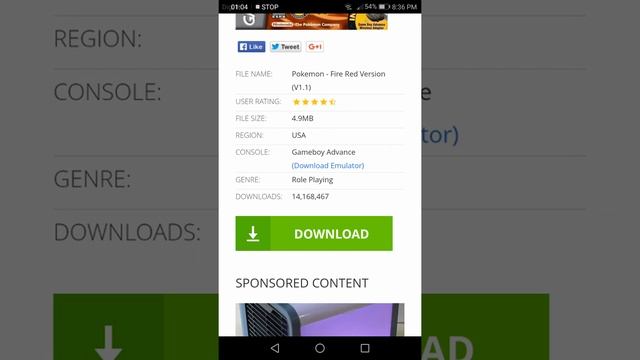 Pokemon Download on Android 2018