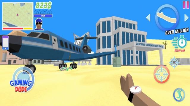 Dude Theft Wars: Open World Sandbox - Desert Aliens Airplane (Android, iOS)