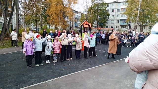 Открытие сквера «Школьный»