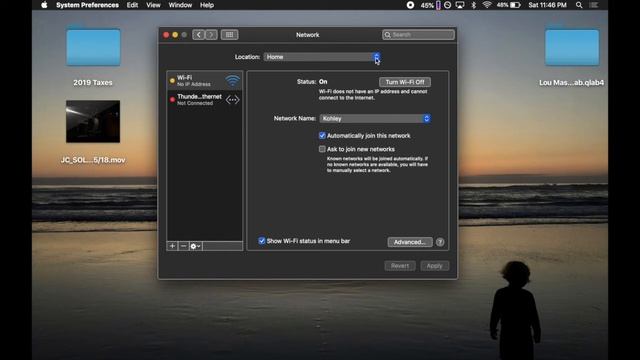 How I use Locations on my Mac to quickly switch network profiles.