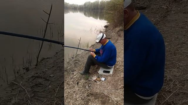 Дядя Толик на рыбалке