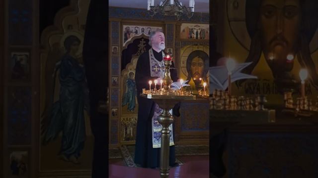 🕊Партенит Храм Благовещения 3 день Чтение Канона Андрея Критского Проповедь о.Никиты
