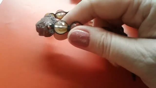 Настоящая Шамбала  с турмалином и бусиной Дзи зуб тигра
