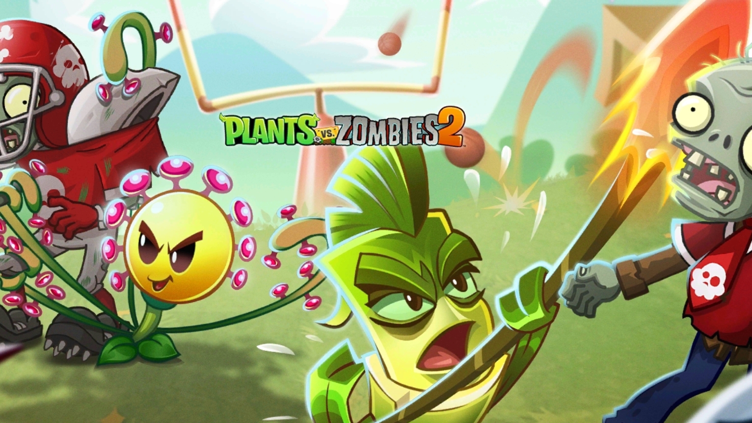 Играю в pvz 2