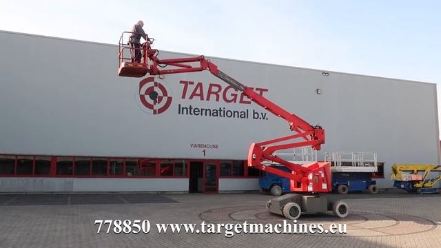 778850 HAULOTTE HA15IP ELECTRIC ARTICULATED BOOM WORK LIFT W/JIB 1487CM 2005 AE102653