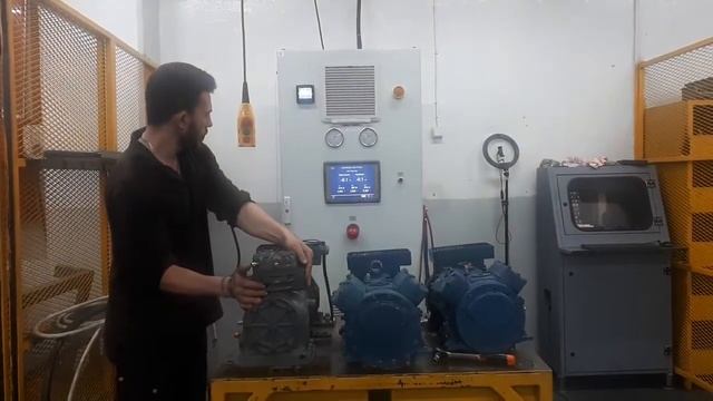 DLLE-401-EWL Copeland Pistonlu Kompresör Çalıştırma Testi & DLLE-401-EWL Copeland  Compressor Test