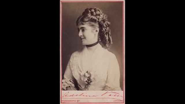 Gounod:   Faust  -  Ah! Je ris (Air des bijoux)  -  Adelina Patti, soprano; Landon Ronald , piano