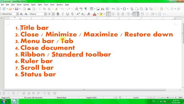 Libre Office Writer Full Introduction For CCC Exam