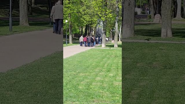 У памятника с Орлами. Смоленск.